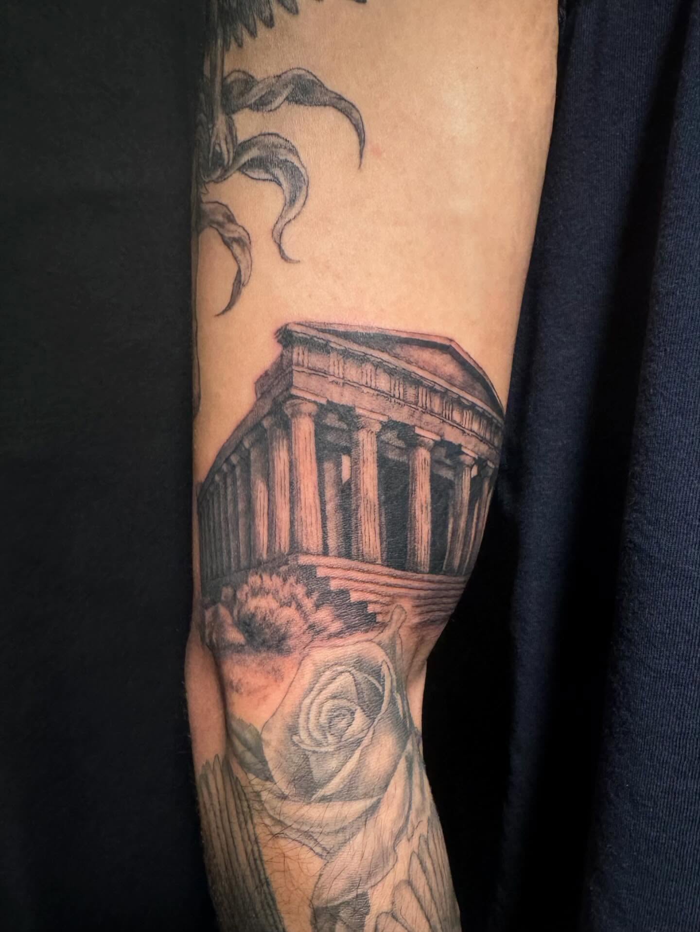 Tattoo by @paris_tattoos18 — black_and_grey