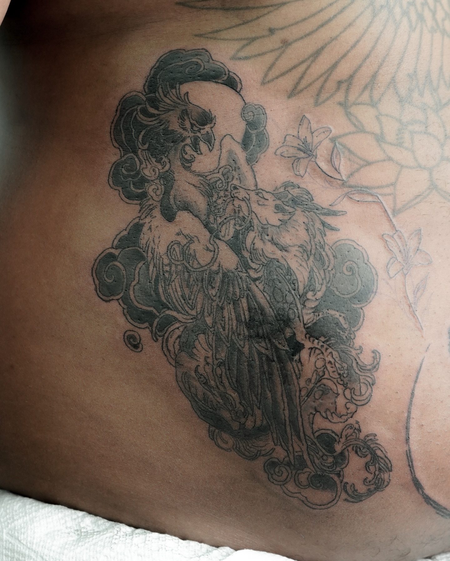 Tattoo by @inkzist — black_and_grey