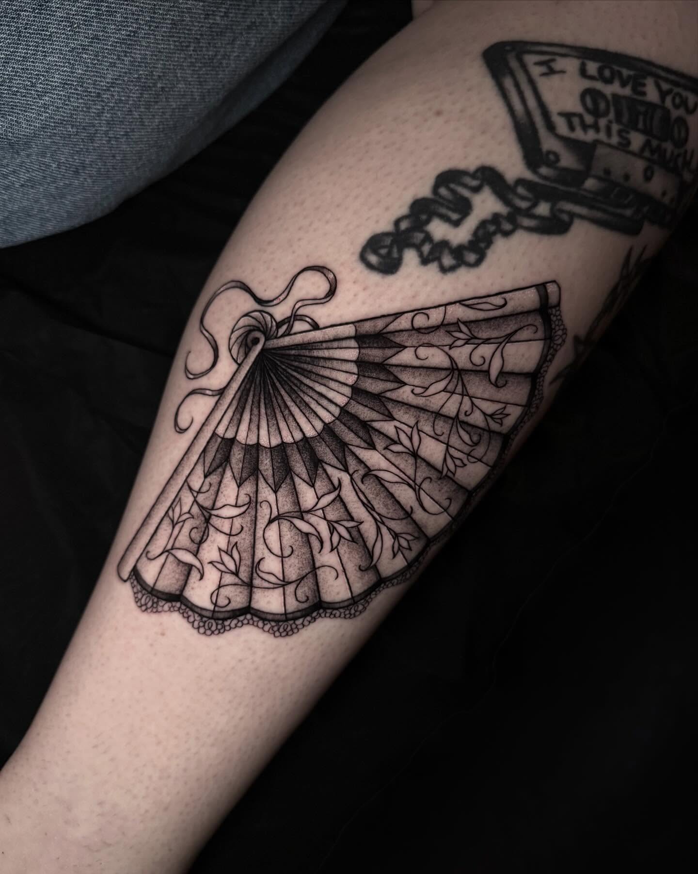 Tattoo by @lyssa_jtattoo — black_and_grey