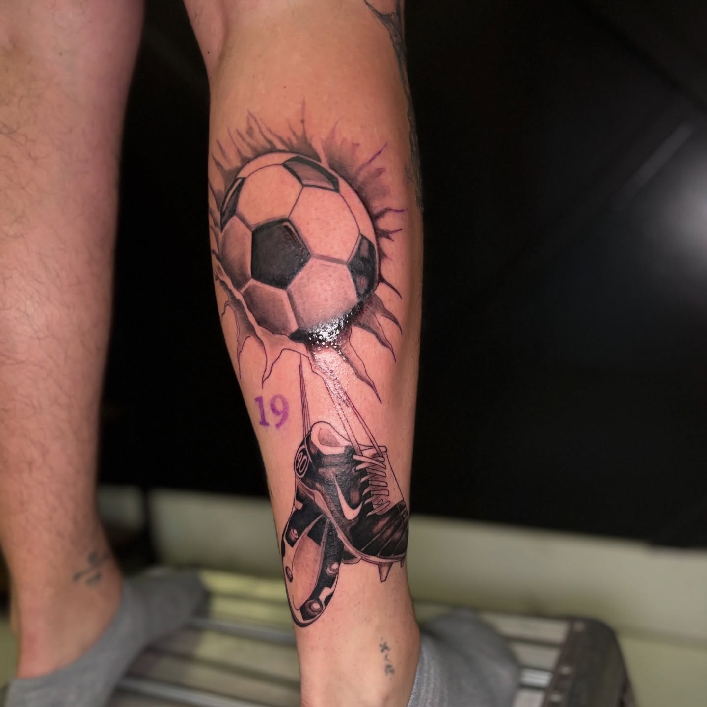 Tattoo by @colourblindtattoo — realism, dotwork