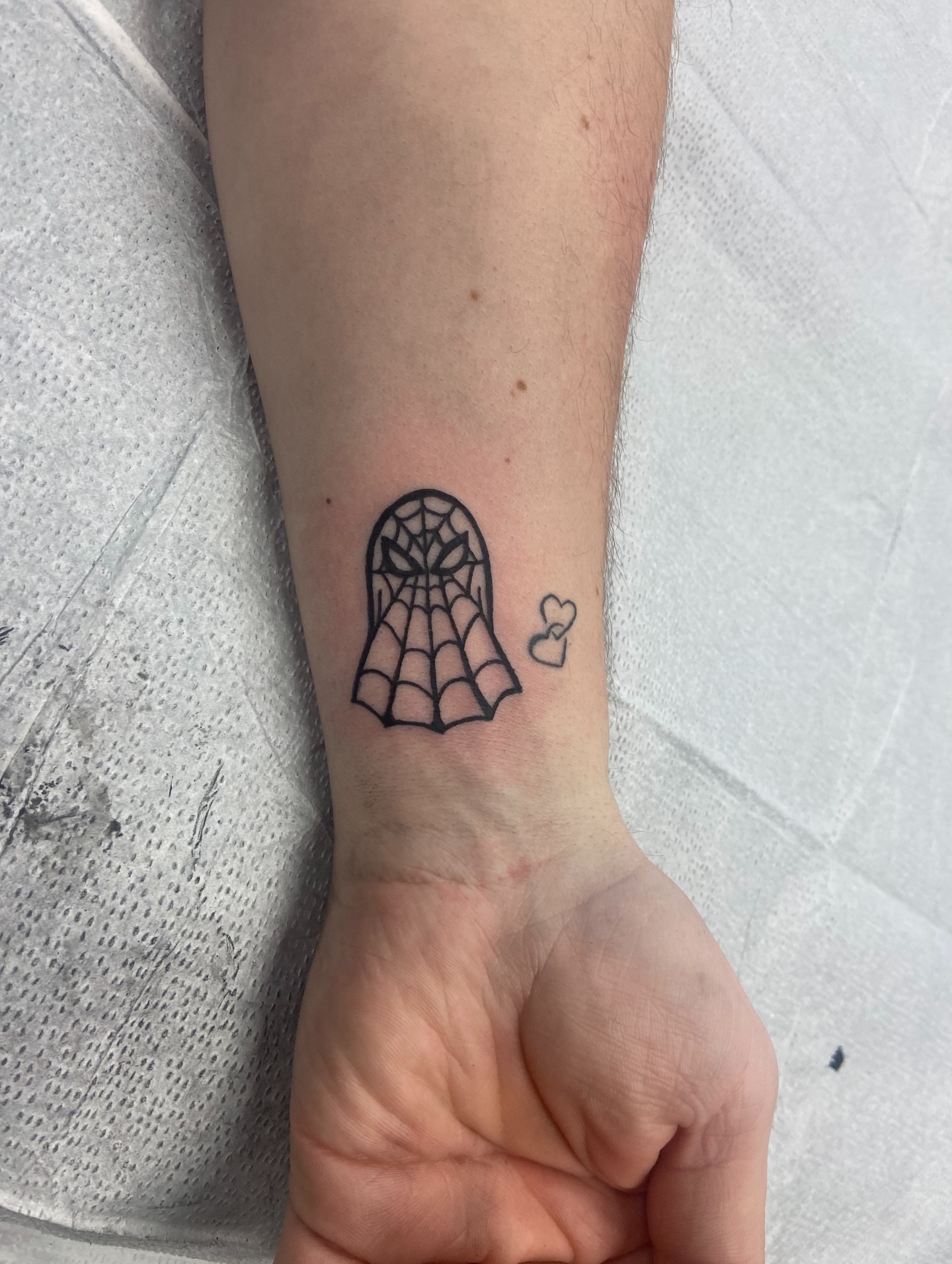 Tattoo by @crabbystabztattoos — geometric