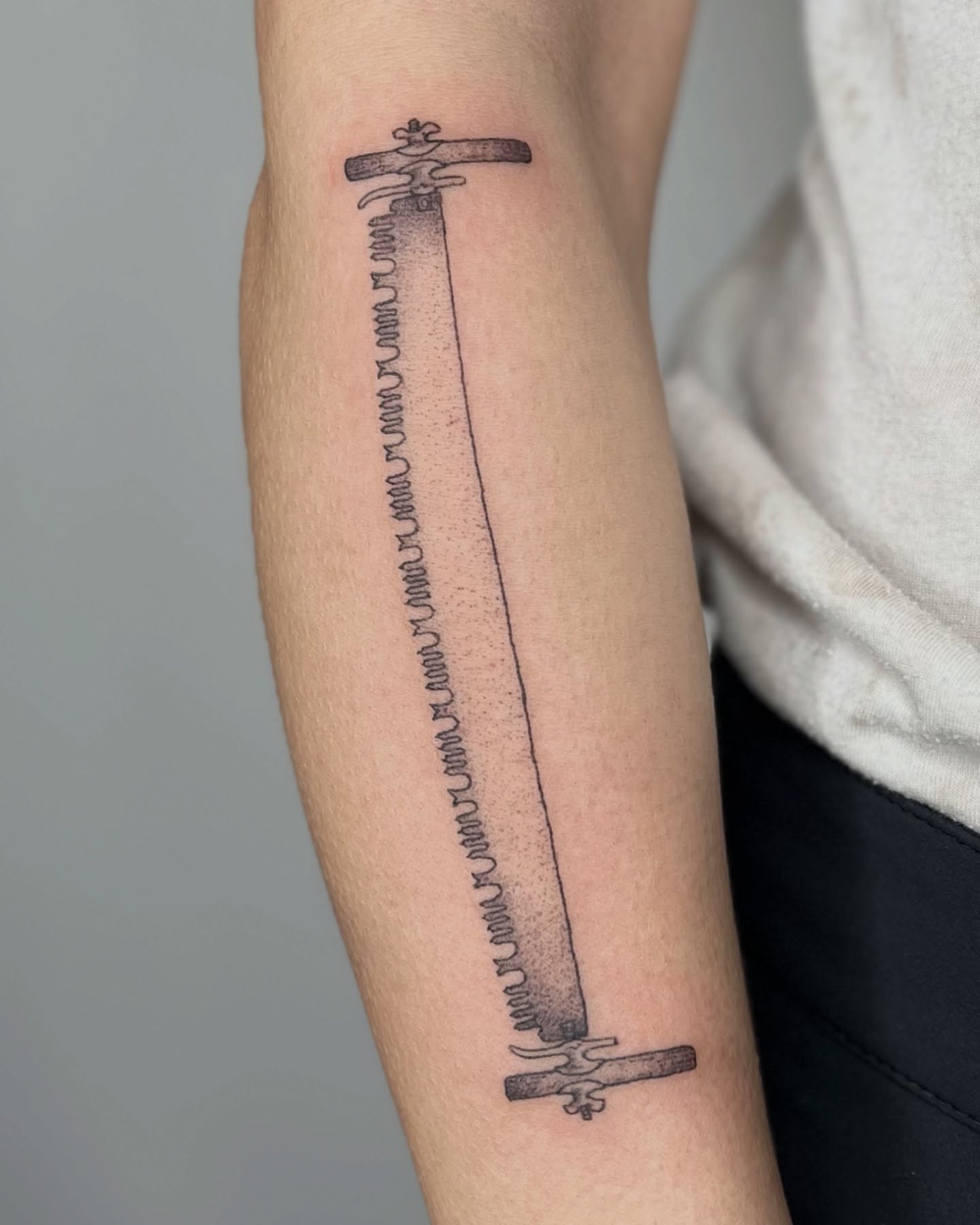 Tattoo by @siltyloamtattoo — dotwork