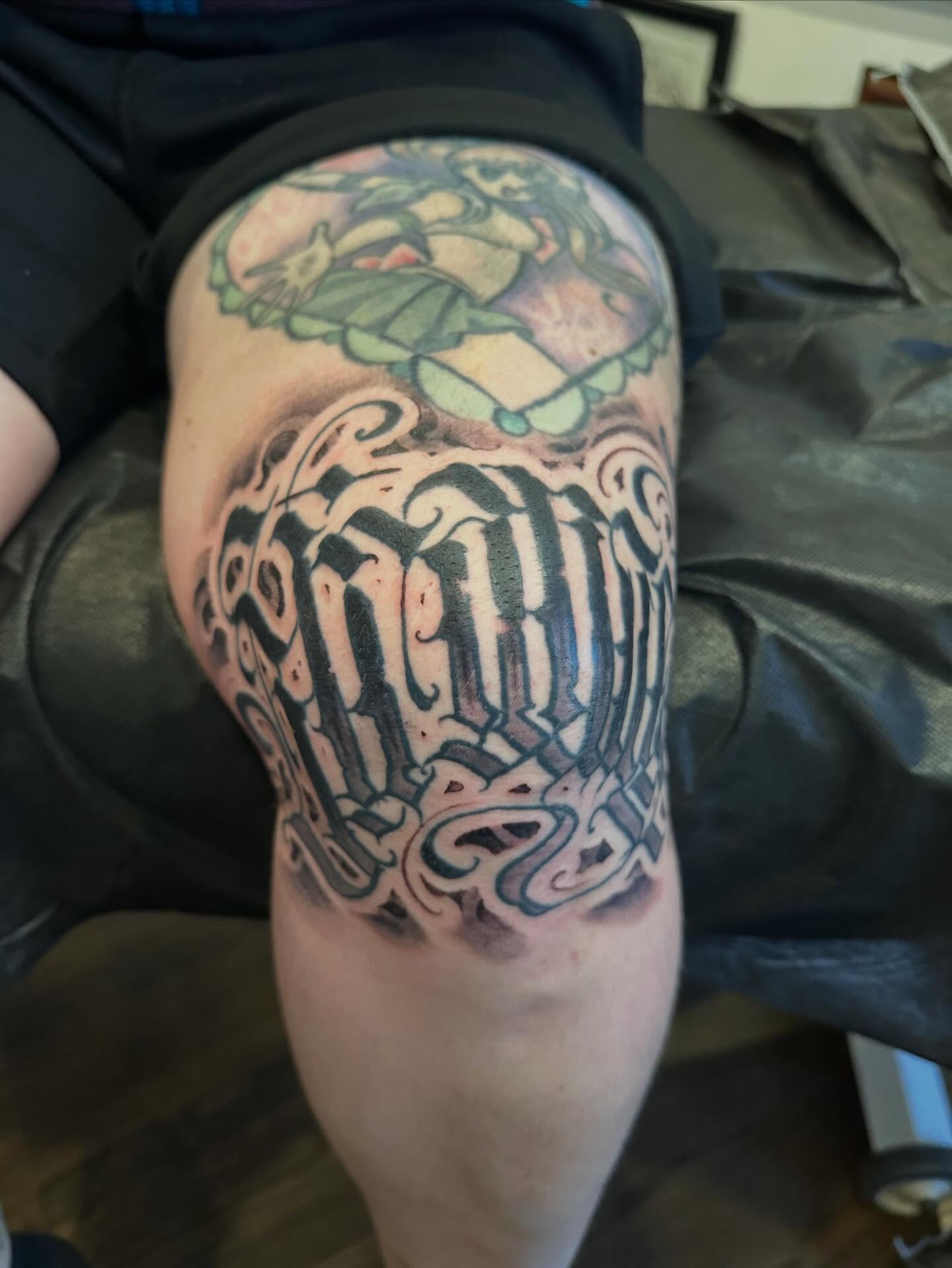 Tattoo by @deft_ink β lettering_script