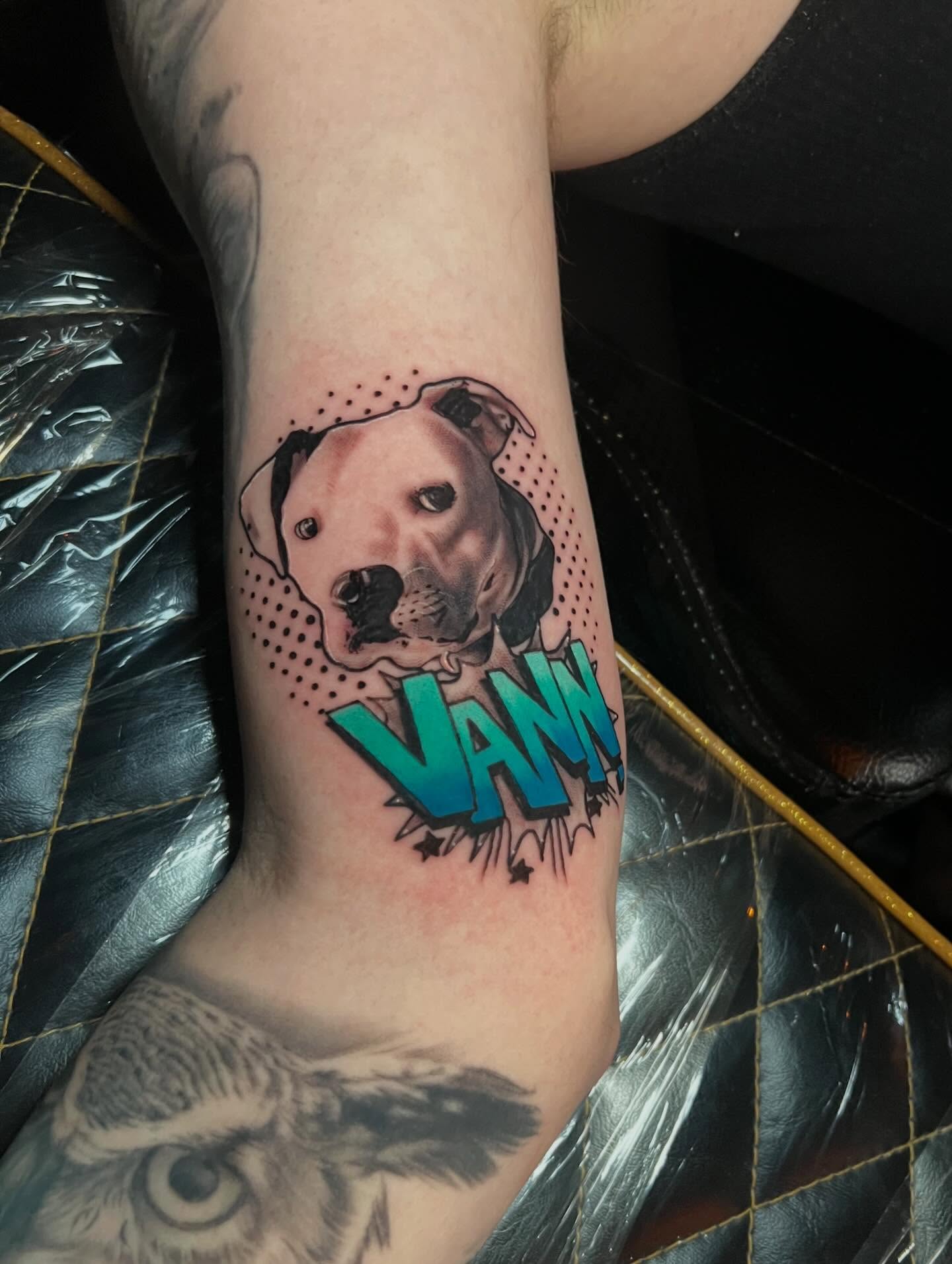Tattoo by @art.abuse — dotwork