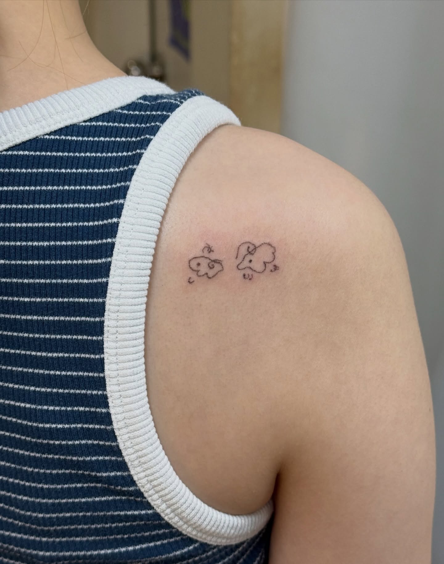 Tattoo by @011poke — minimalist