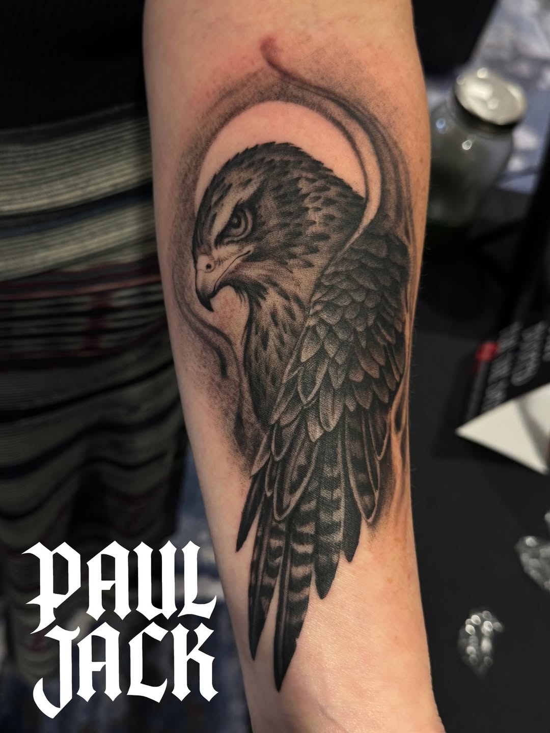 Tattoo by @pauljacktattoo — realism, black_and_grey