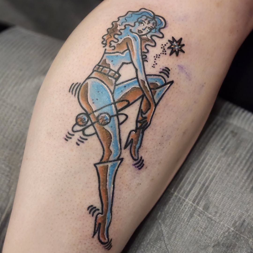 Tattoo by @queenofchaostattoos — american_traditional, new_school