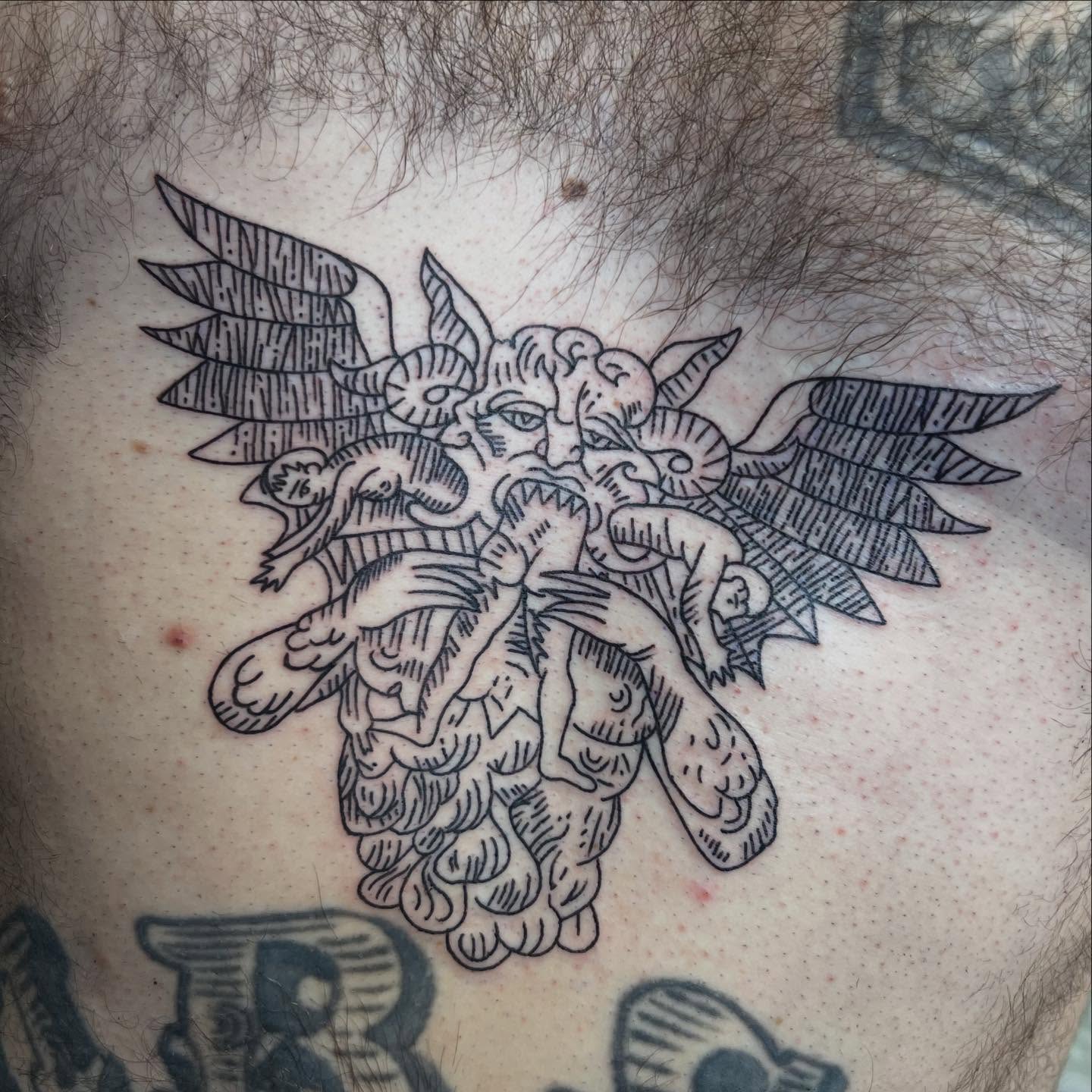 Tattoo by @katienowicki — black_and_grey