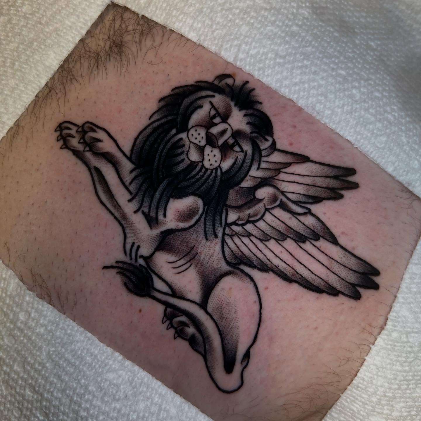 Tattoo by @katienowicki — black_and_grey