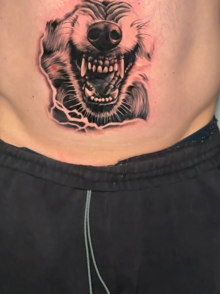Tattoo by @arthurvolper — black_and_grey