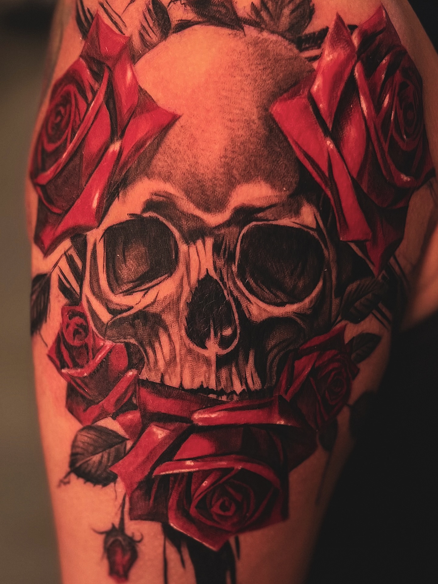 Tattoo by @nefdraws — dark_realism