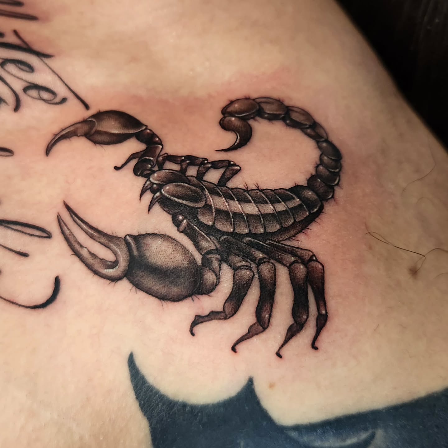 Tattoo by @stone_man720 — black_and_grey