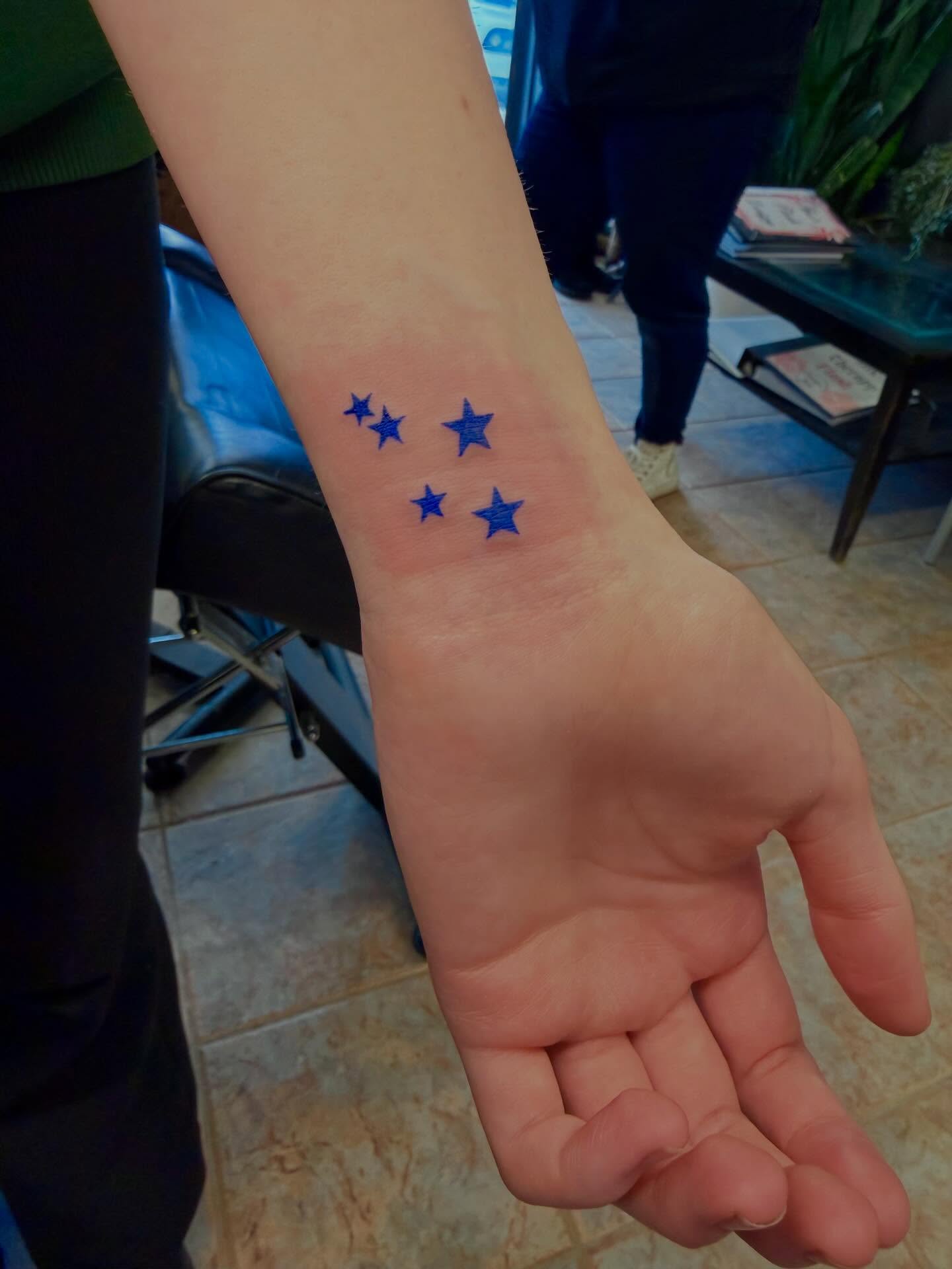 Tattoo by @storylines.tattoos — dotwork