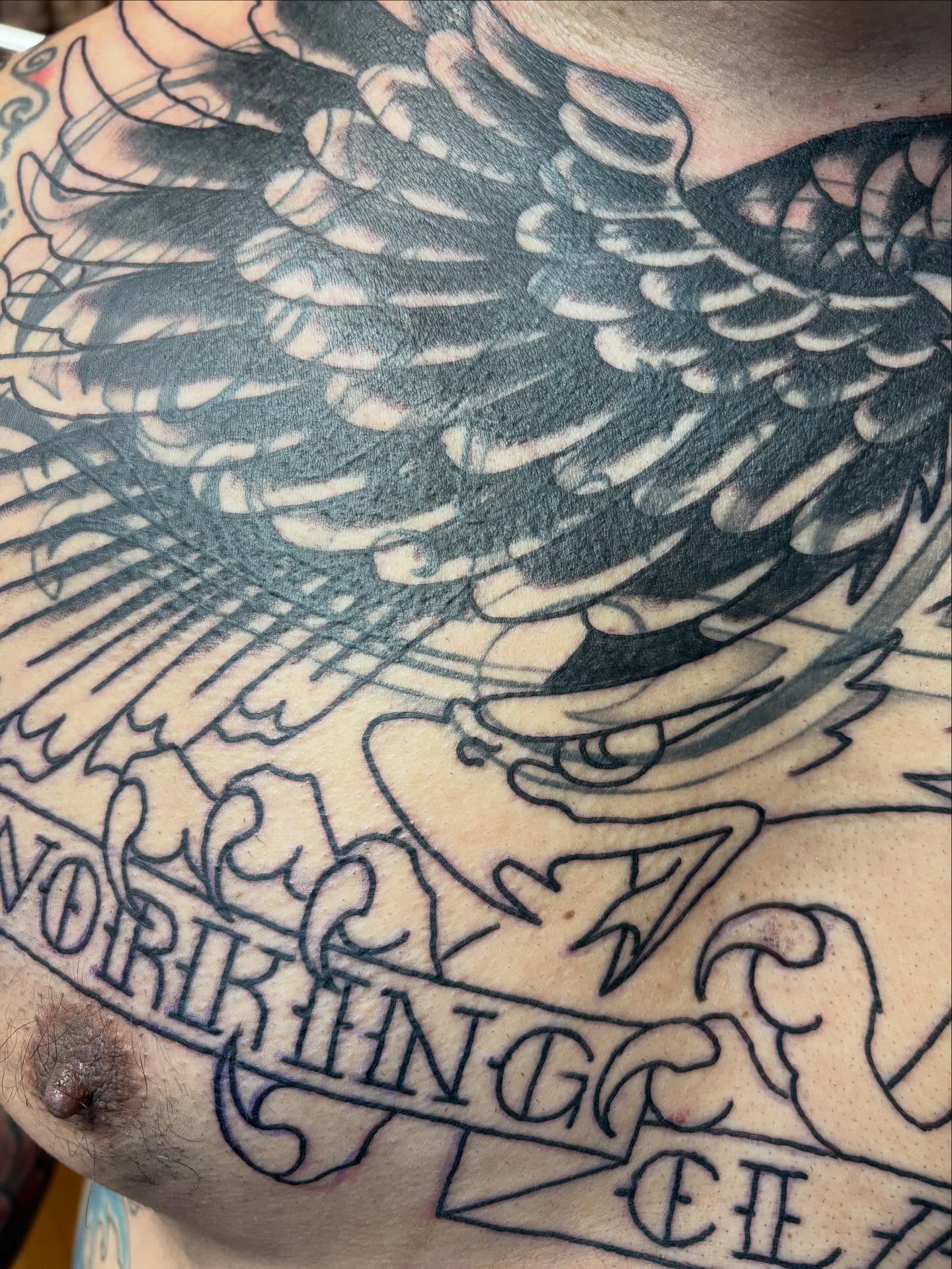 Tattoo by @nickrodintattoo — black_and_grey