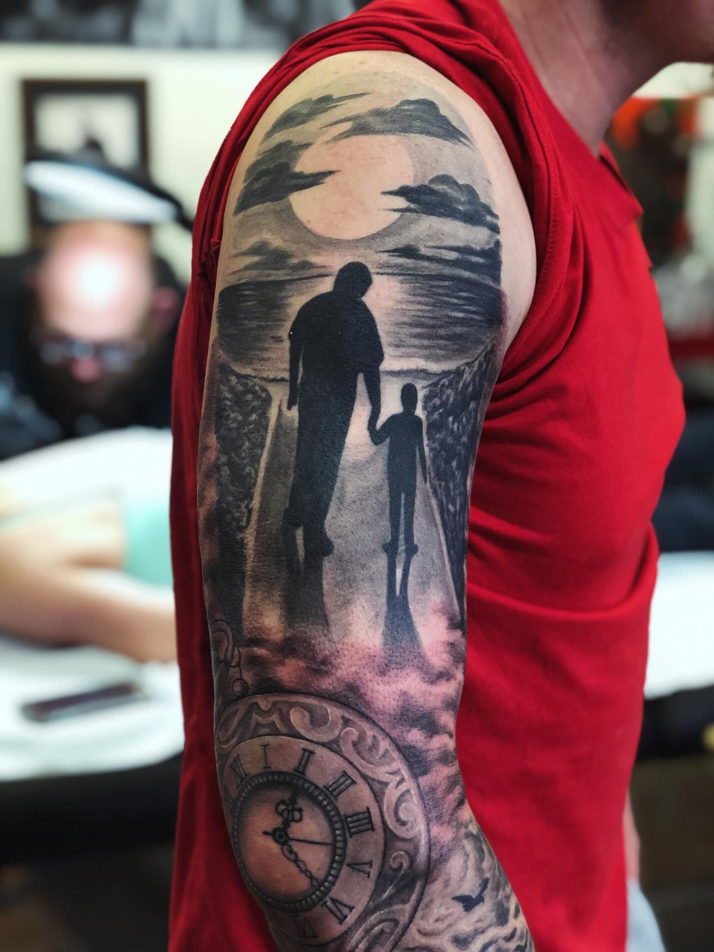 Tattoo by @tattoosbyteddi — black_and_grey, realism