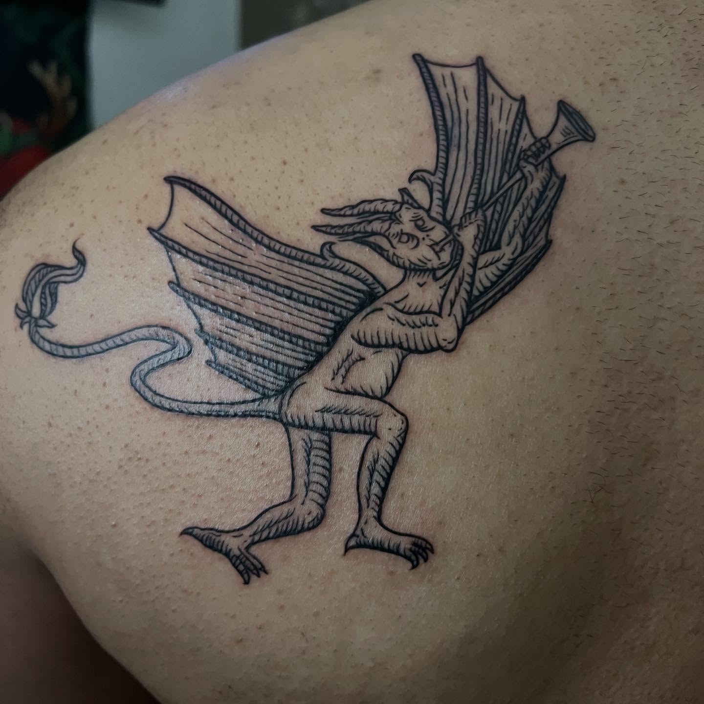 Tattoo by @jusan.tattoos — black_and_grey