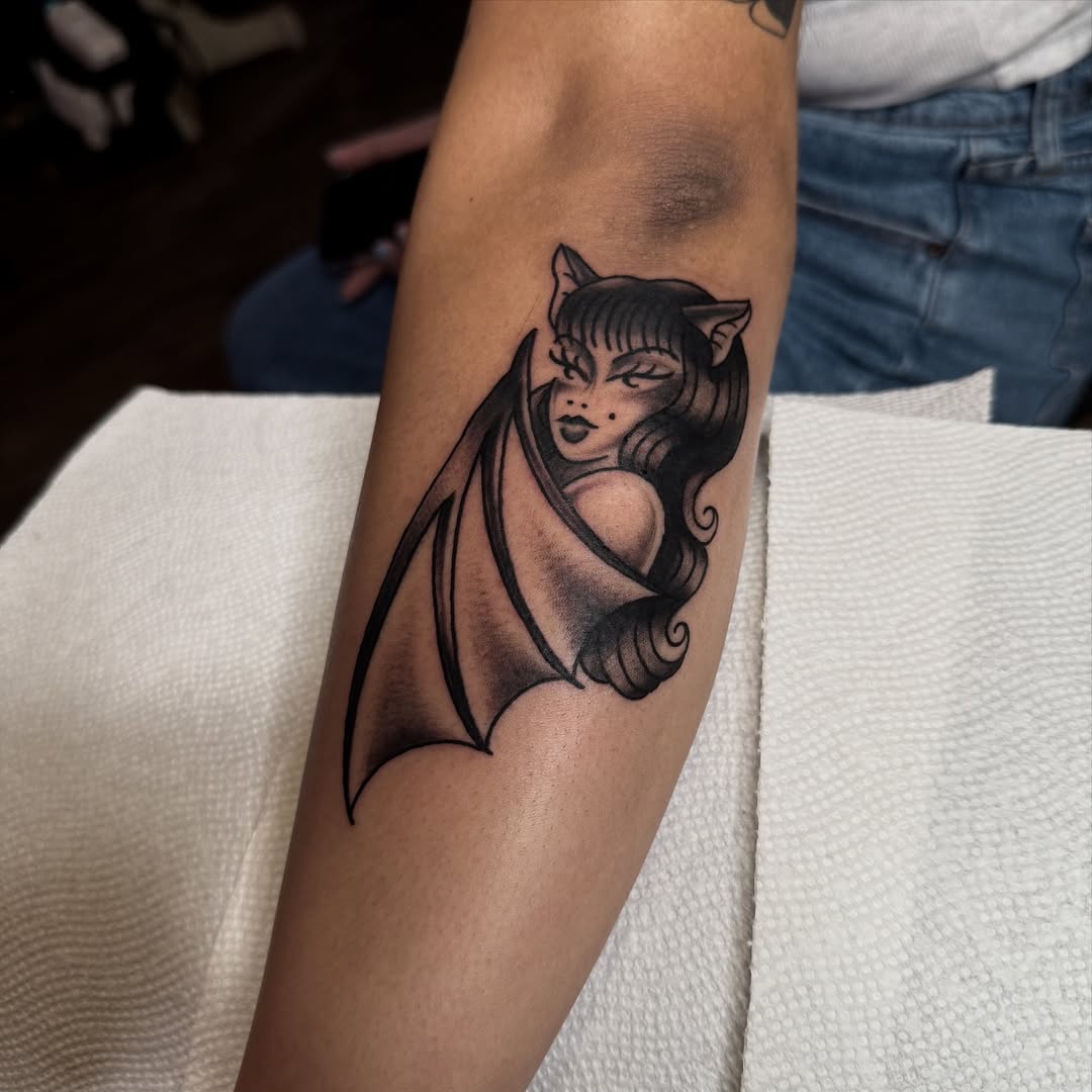 Tattoo by @wolfhazel β neo_traditional