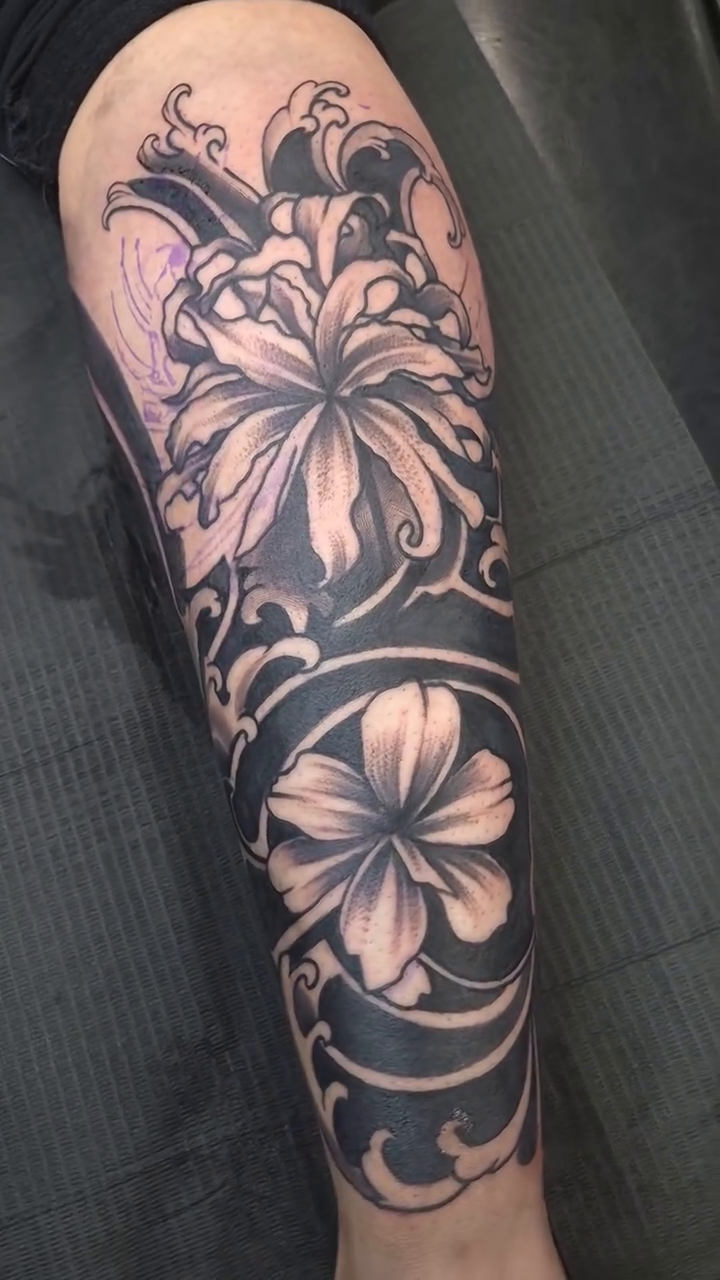 Tattoo by @arvizo_tattoos — japanese_irezumi, black_and_grey