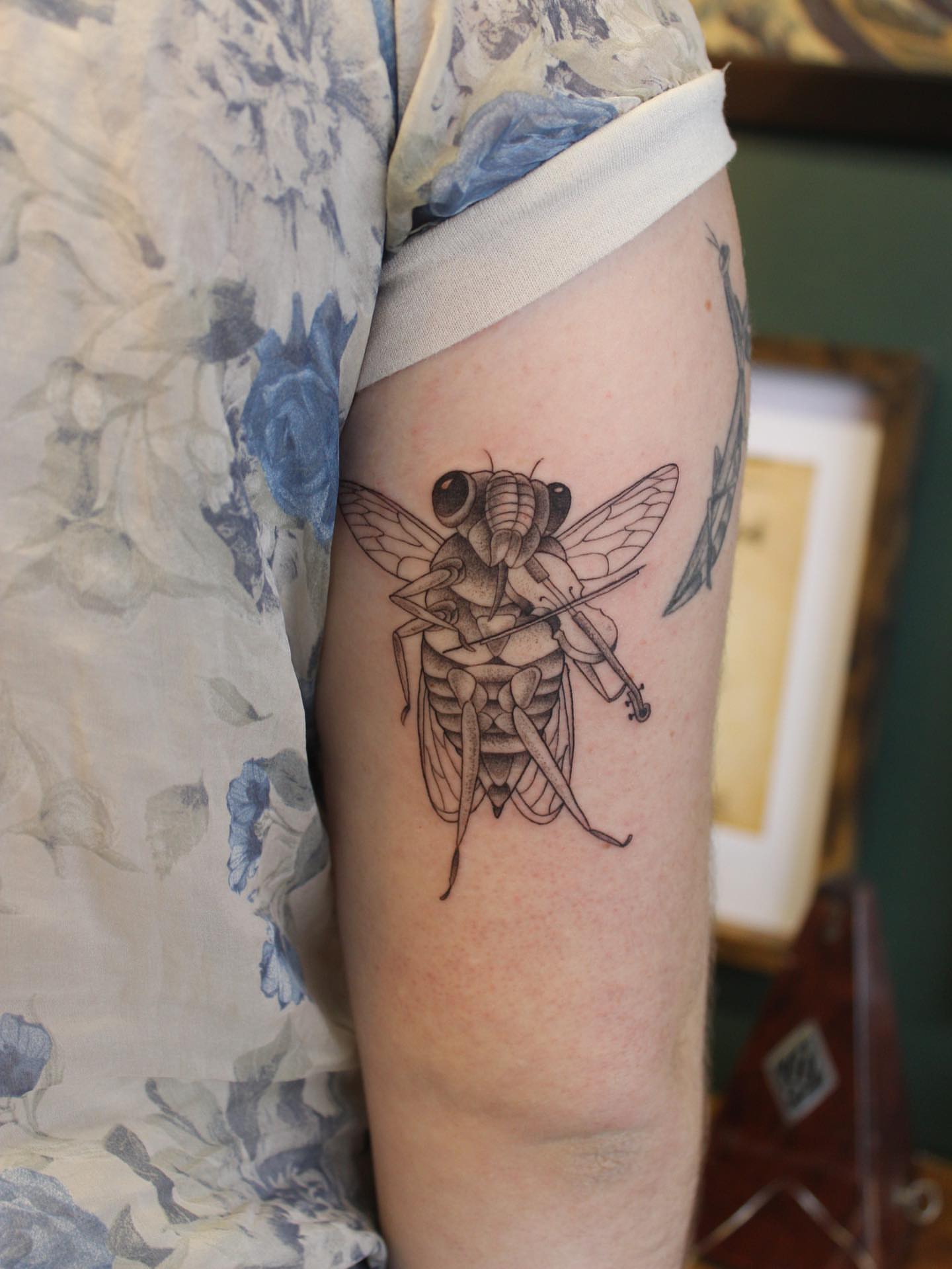 Tattoo by @emsky_ink — black_and_grey, realism