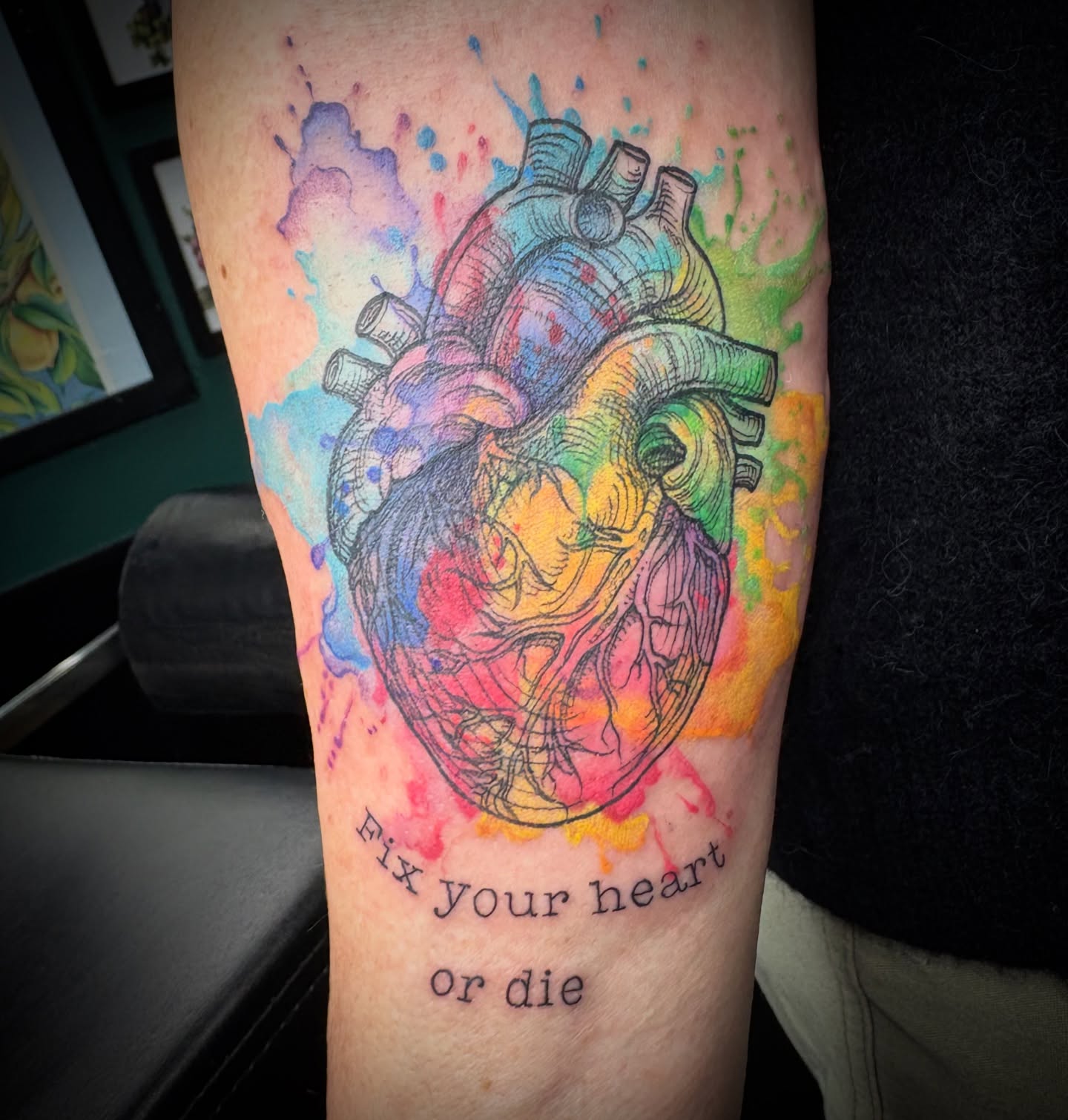 Tattoo by @lu_tatu — watercolor