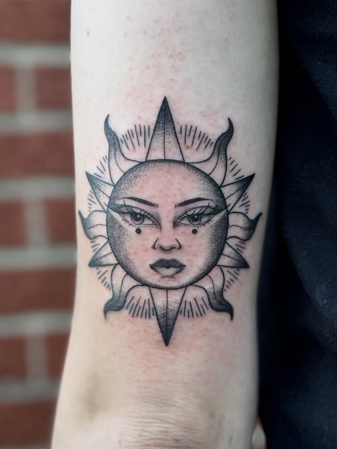 Tattoo by @smallpoke โ black_and_grey, dotwork