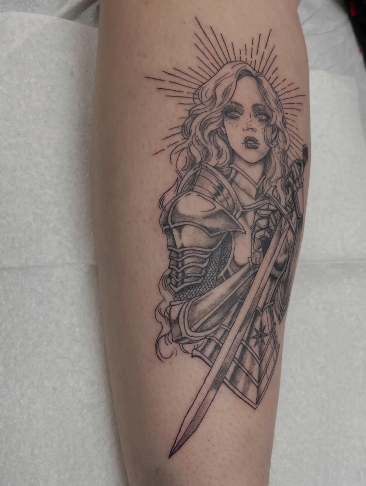 Tattoo by @mosestattoos — black_and_grey, realism