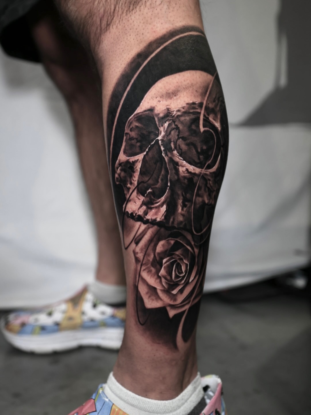 Tattoo by @matthewbrownartwork — realism, black_and_grey