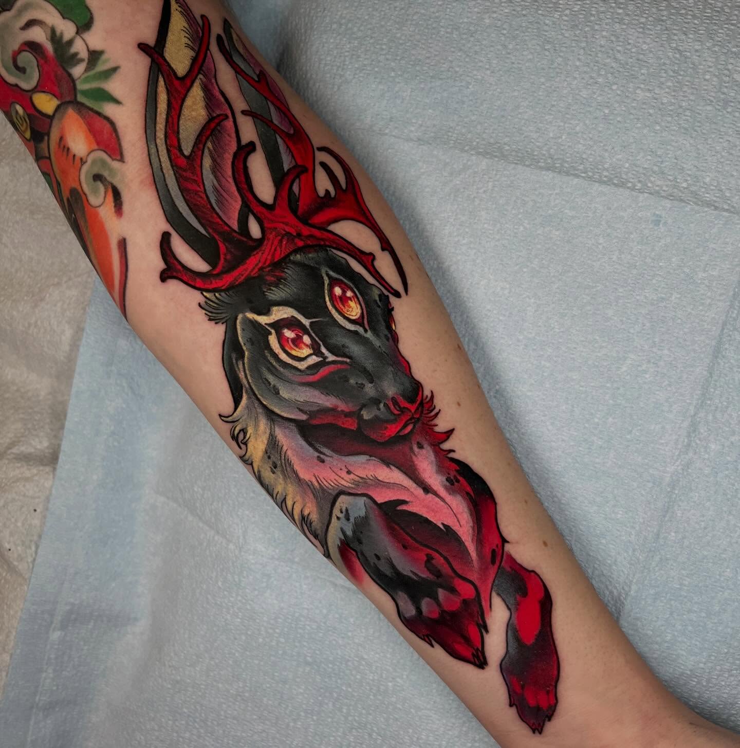 Tattoo by @hairofthehound — american_traditional
