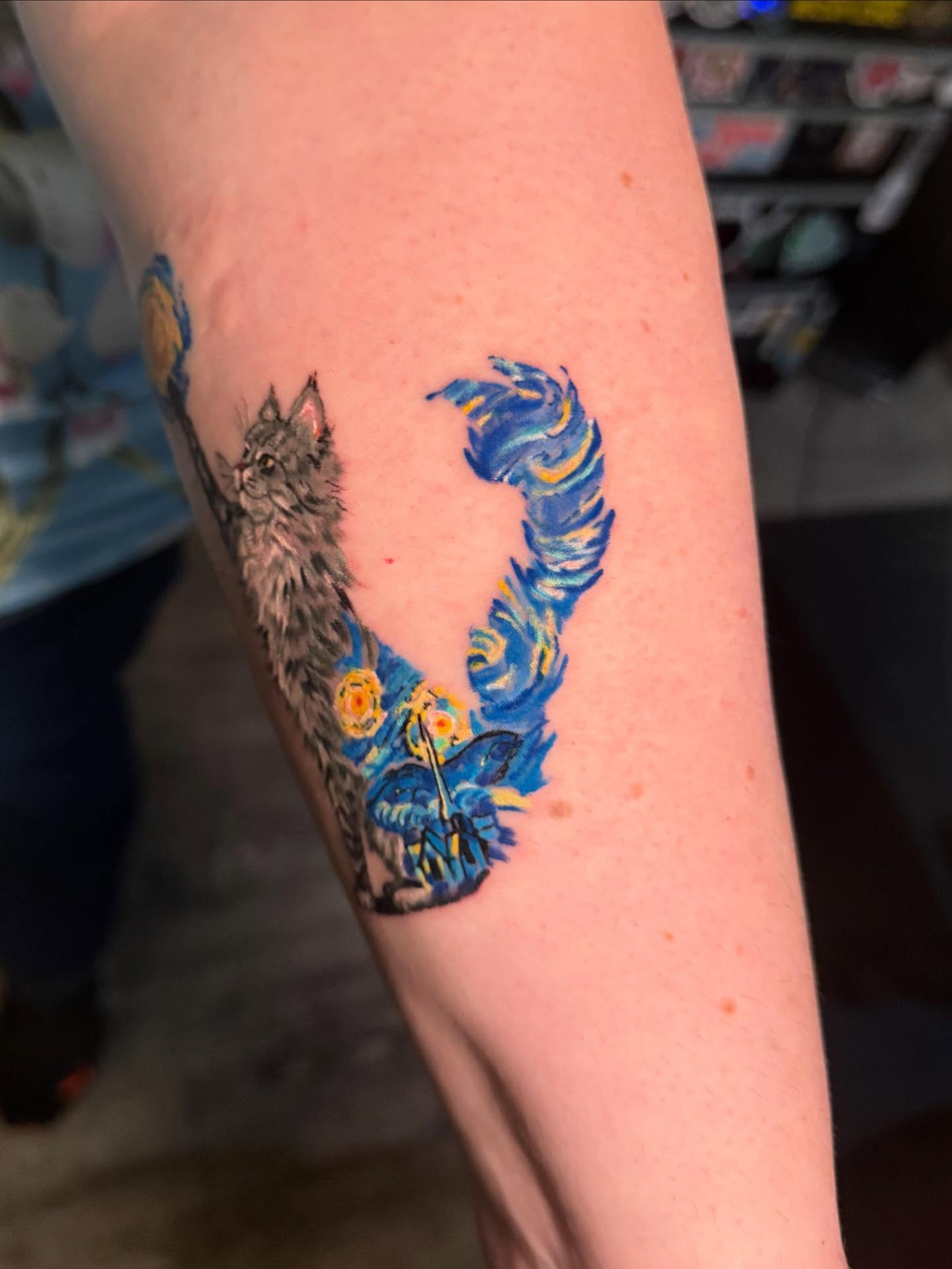 Tattoo by @stevielichous — illustrative, surrealism