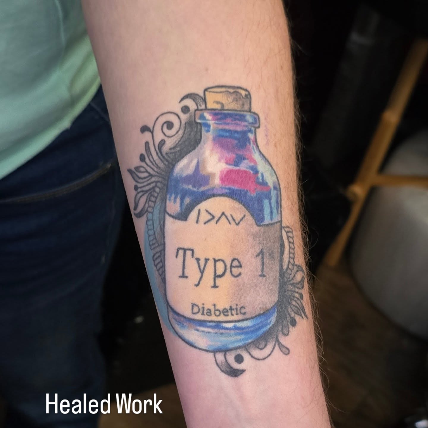 Tattoo by @mac_missa — watercolor
