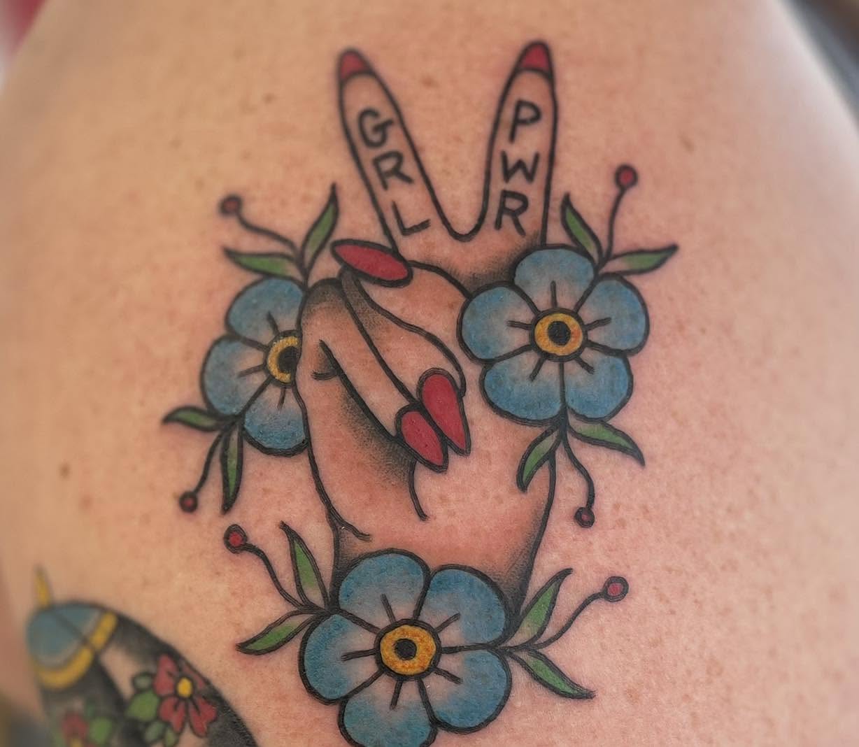 Tattoo by @beesnestqueenbee — american_traditional