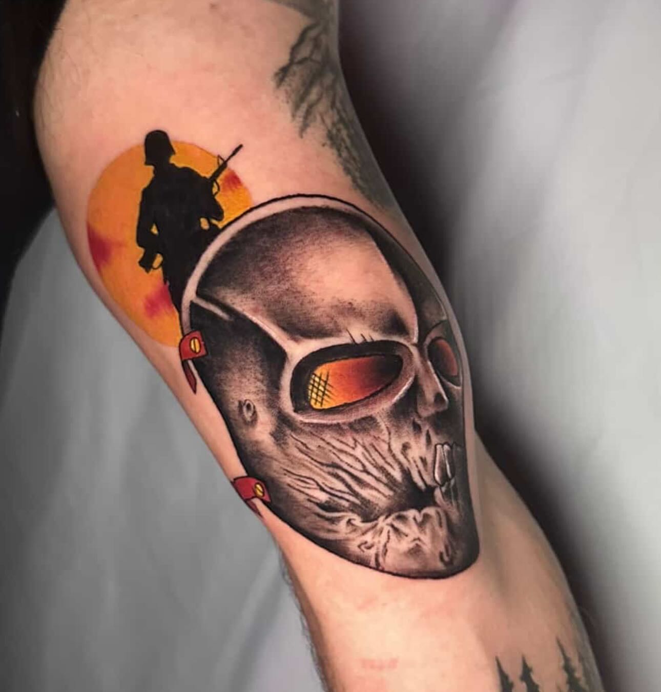 Tattoo by @hailyeahtattoos — realism, dark_realism