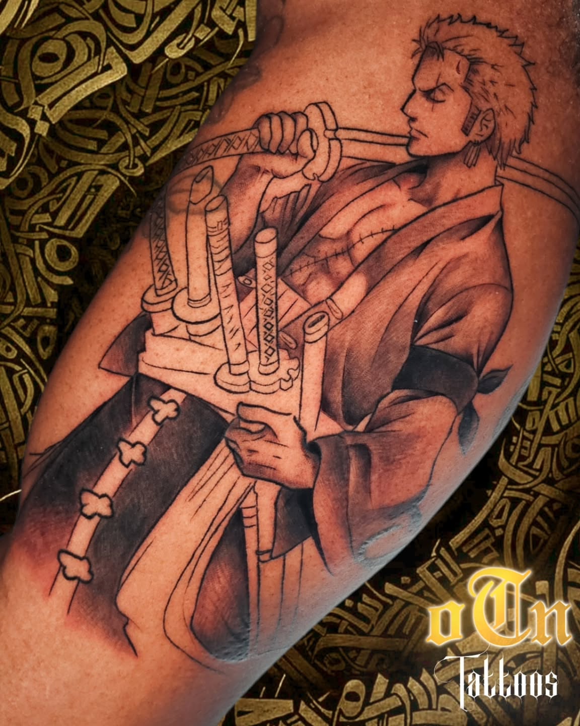 Samurai warrior japanese irezumi tattoo on the forearm by New York Tattoos Artist