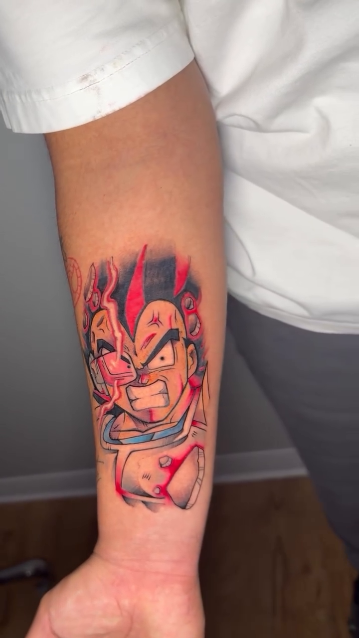 Tattoo by @payasoink402 — anime