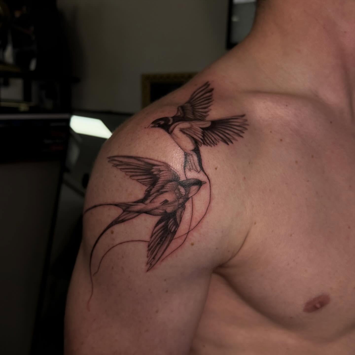 Tattoo by @izzyinktattoos_ — black_and_grey