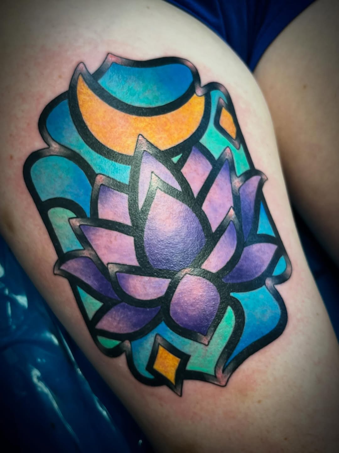 Tattoo by @wildwitchcraft — ornamental, watercolor