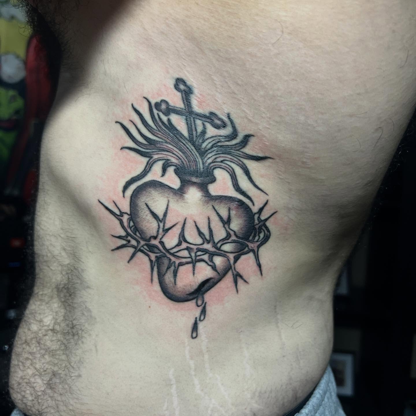 Tattoo by @jusan.tattoos — black_and_grey