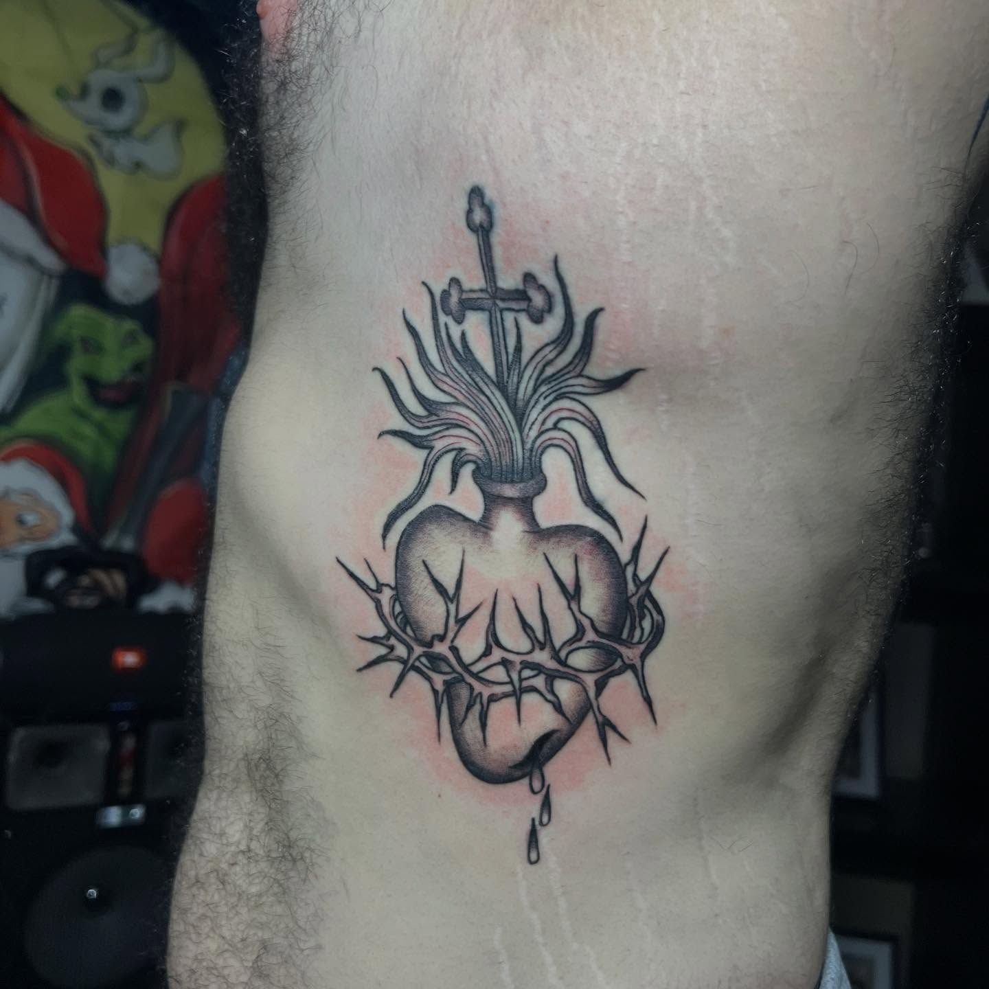 Tattoo by @jusan.tattoos — black_and_grey