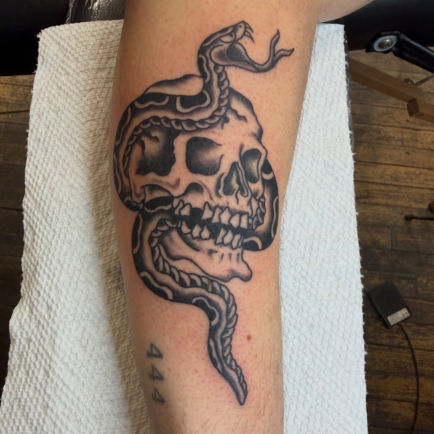 Tattoo by @sethgurdtattoo — black_and_grey, realism