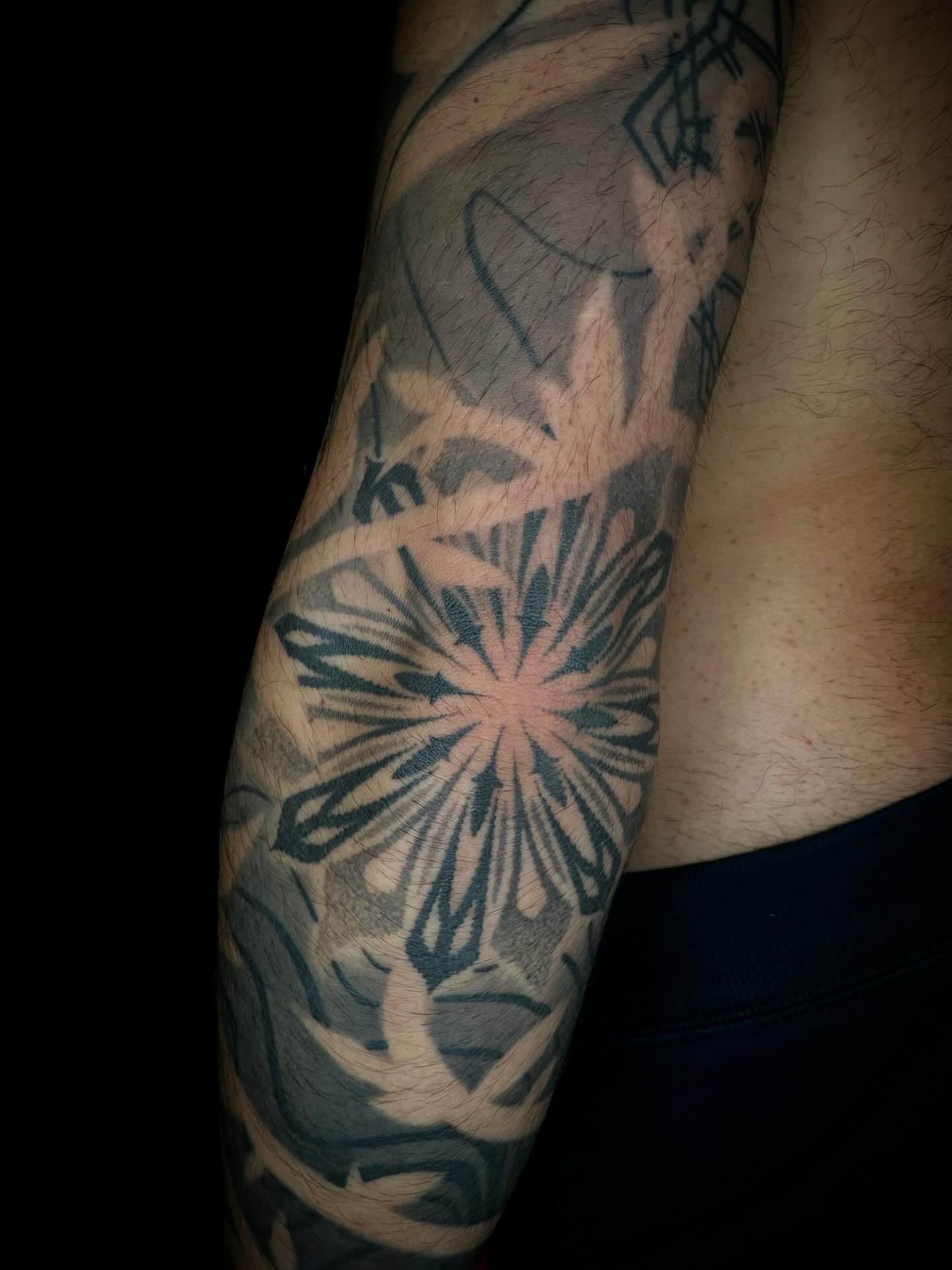 Tattoo by @wes_does_stuff — black_and_grey