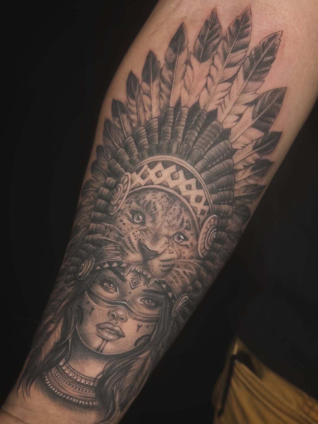 Tattoo by @tinys.tattoos — realism, black_and_grey