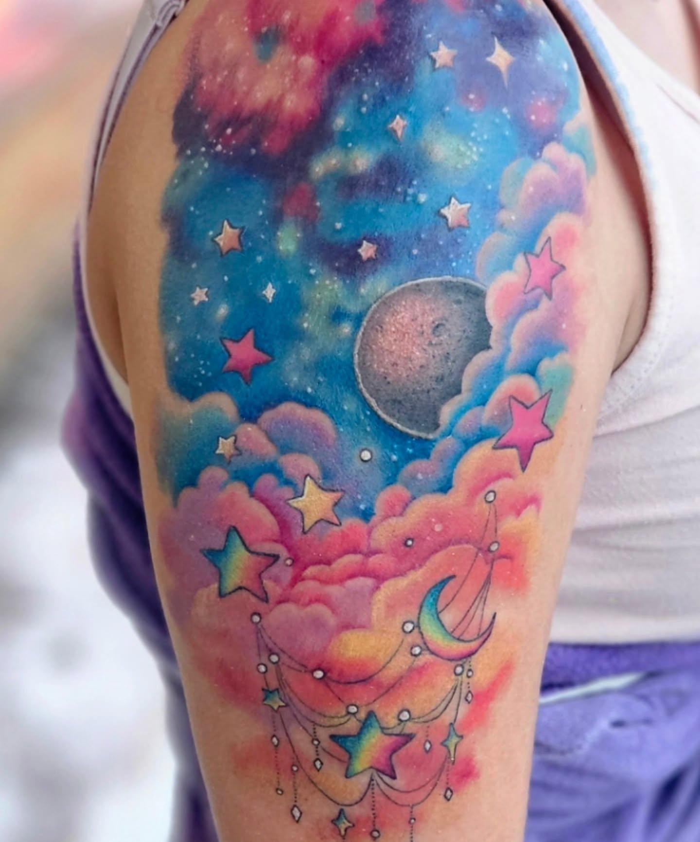 Tattoo by @tatsbykyra1 โ watercolor, surrealism