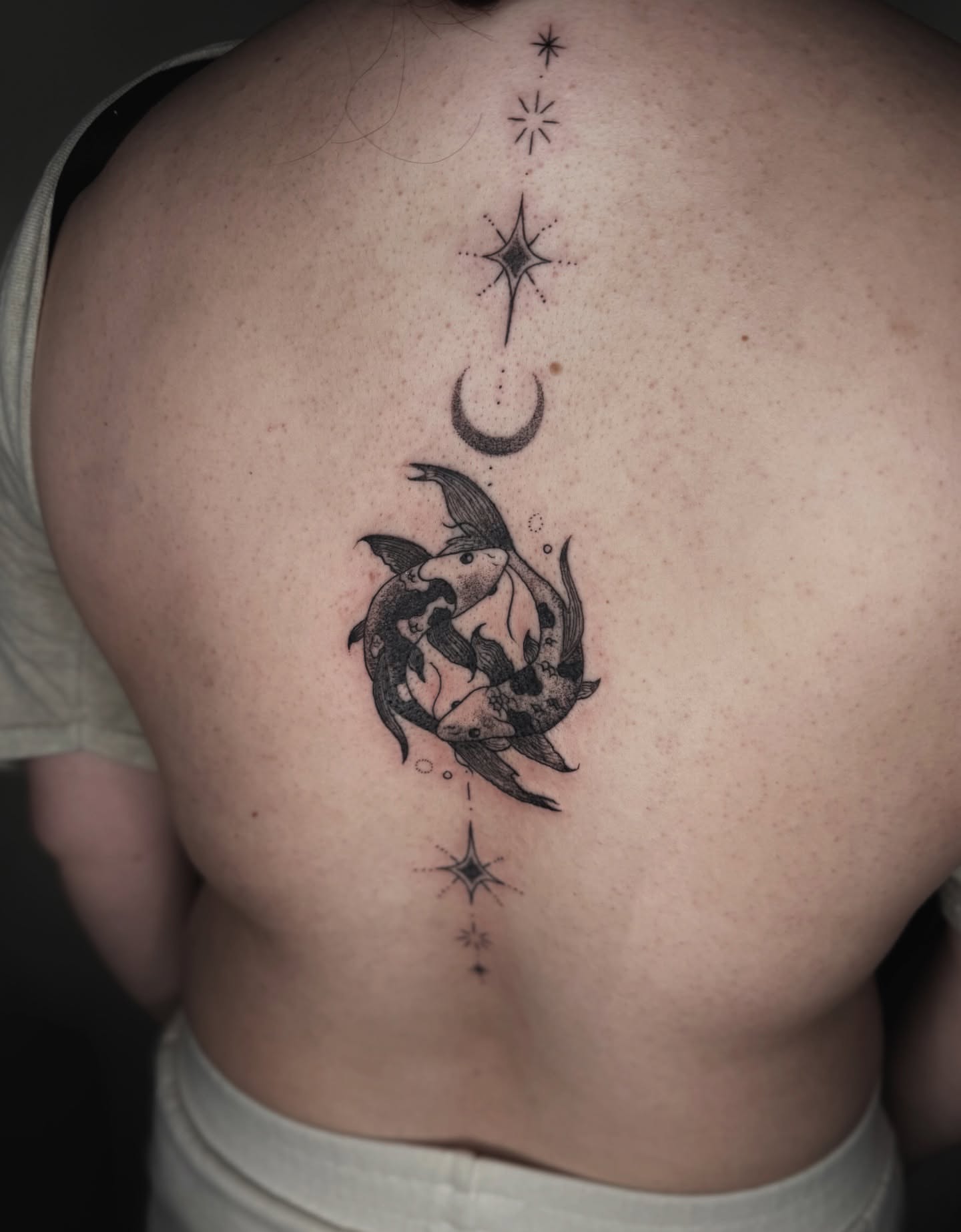 Tattoo by @katelumos — black_and_grey