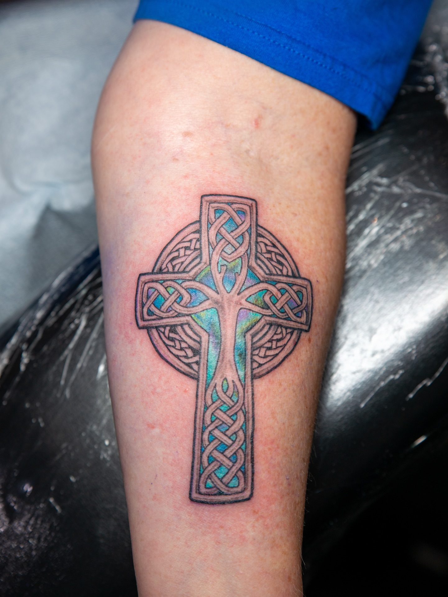 Tattoo by @trevordillonart — geometric, ornamental