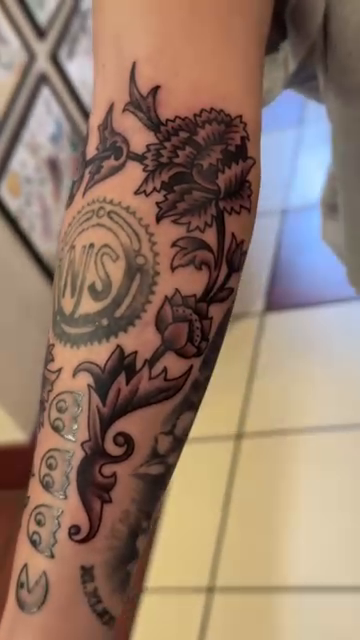 Tattoo by @laurent_trelaun — black_and_grey, ornamental