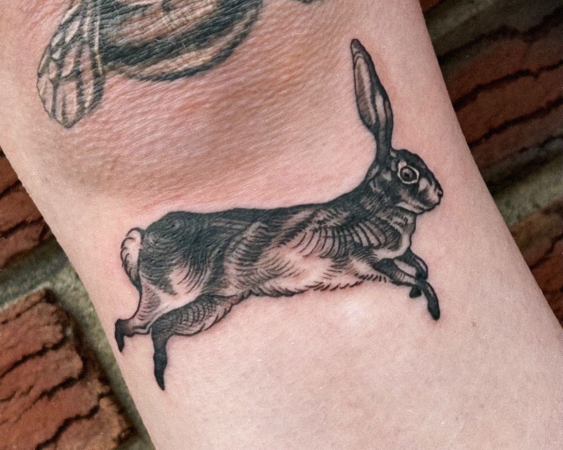 Tattoo by @bogwitchtattoos โ black_and_grey