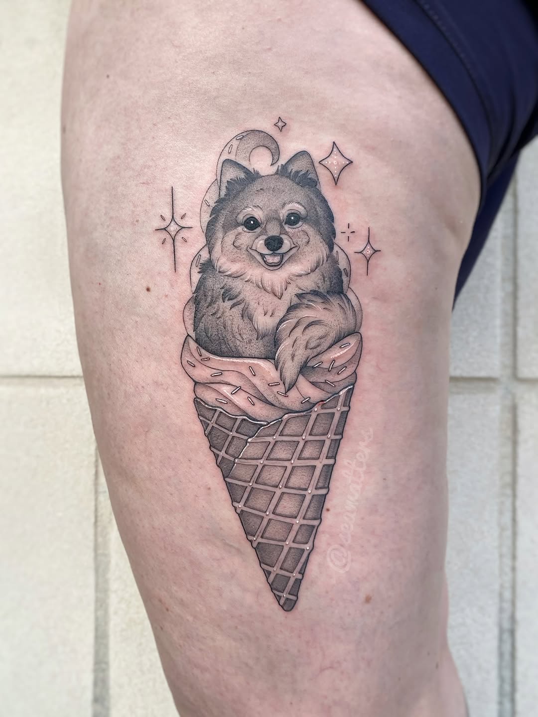 Tattoo by @seawatters โ realism, black_and_grey