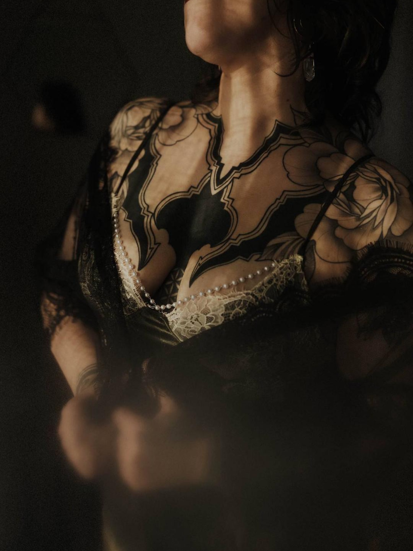 Tattoo by @finelineperception — black_and_grey
