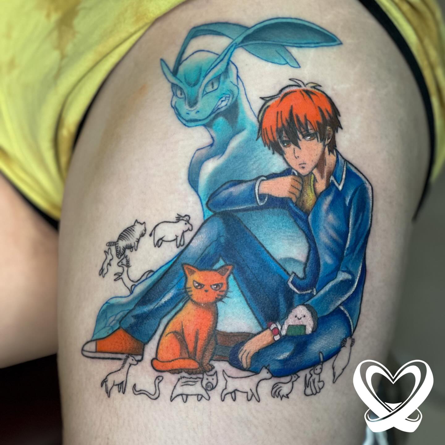 Tattoo by @deussayink — anime, realism
