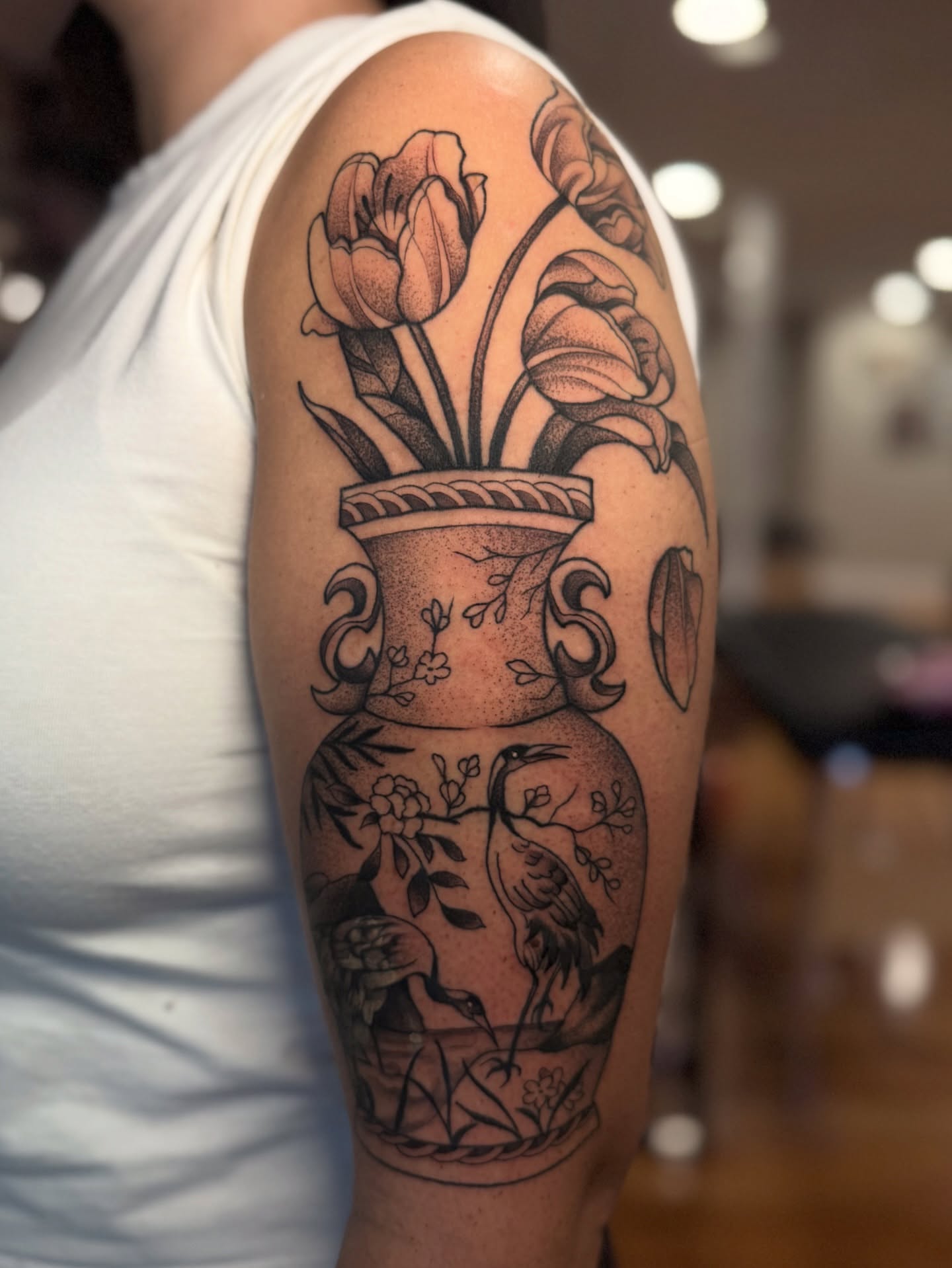 Tattoo by @lauren.tattoos — black_and_grey, realism
